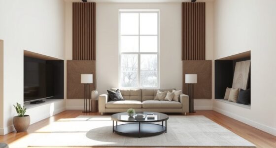 stylish unobtrusive bass traps