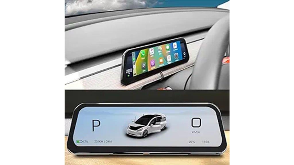 tesla model hud display
