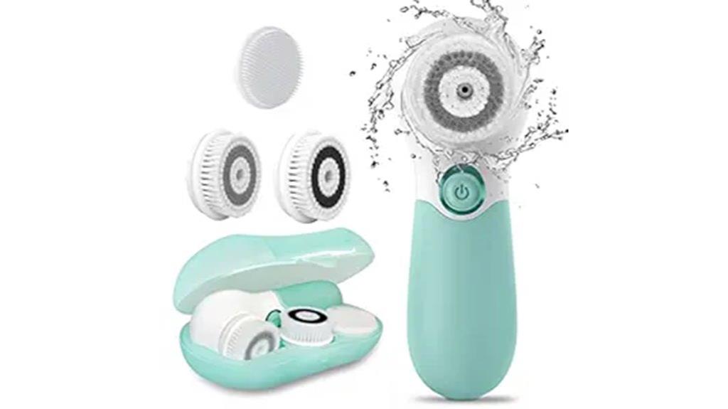 three head two speed brush