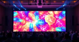 top event rear projection screens