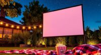 top mobile outdoor projection screens
