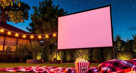 top mobile outdoor projection screens