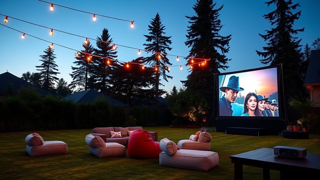 top outdoor movie projectors