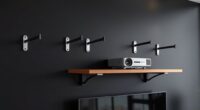 top projector shelf bracket options