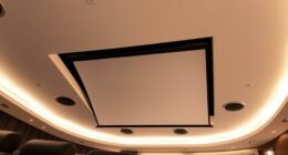 top recessed home theater screens