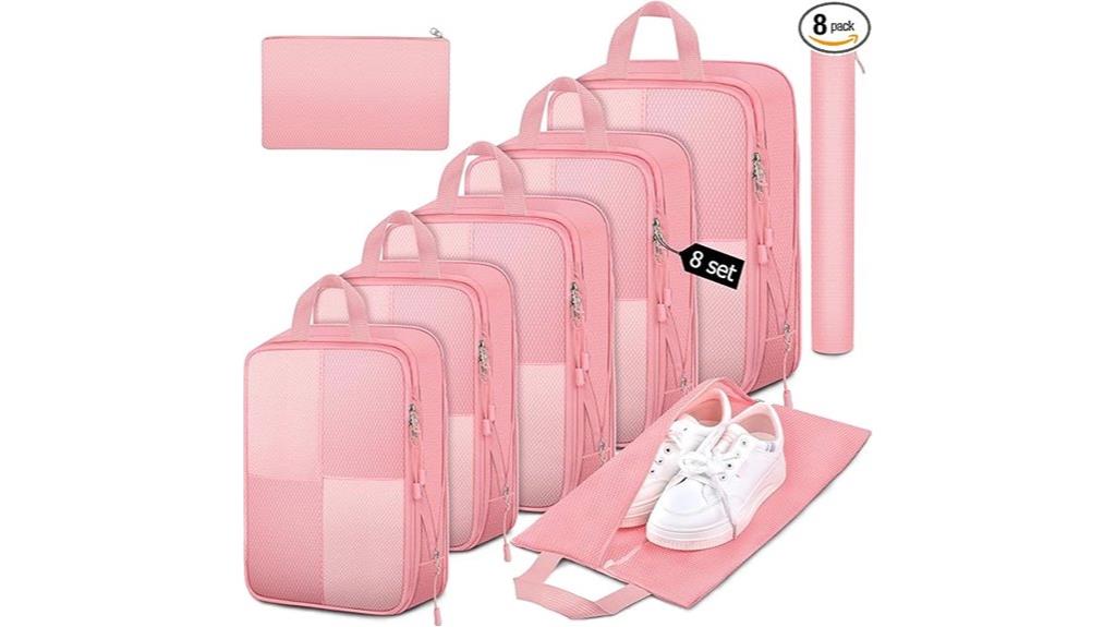 travel packing cube set