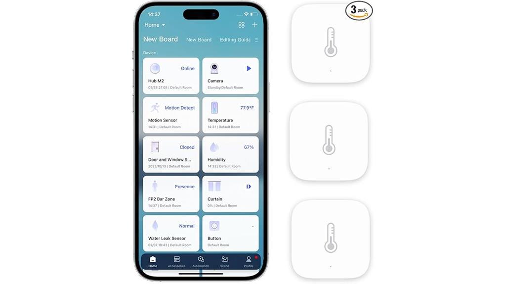 triple pack zigbee sensors