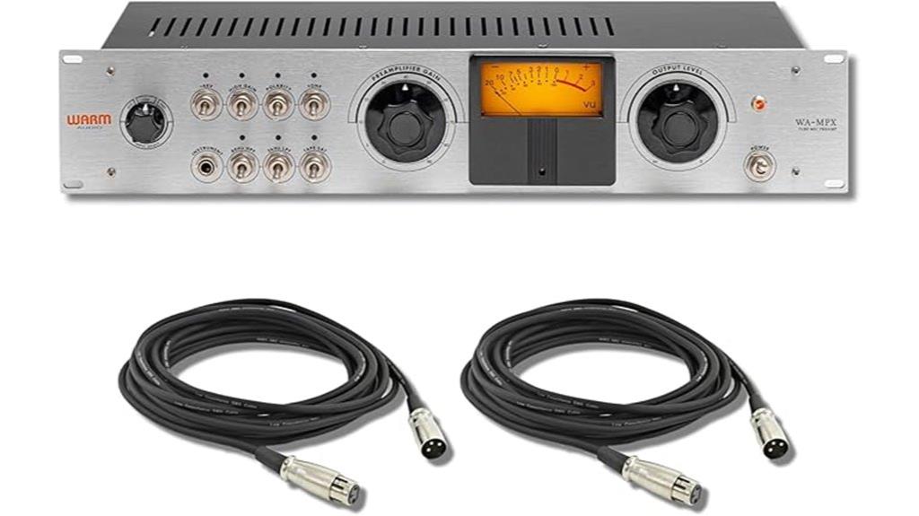 tube preamp with cables