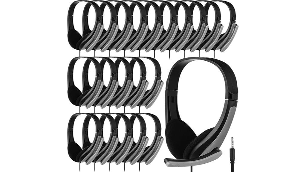 twenty headphones with microphone