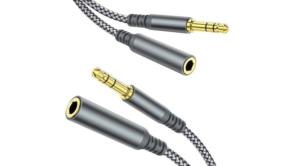 two pack 6 6ft extension cables