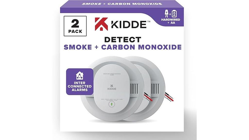 two pack smoke co detectors
