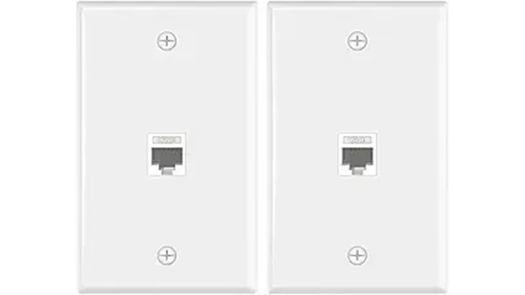 ul listed cat6 wall jack