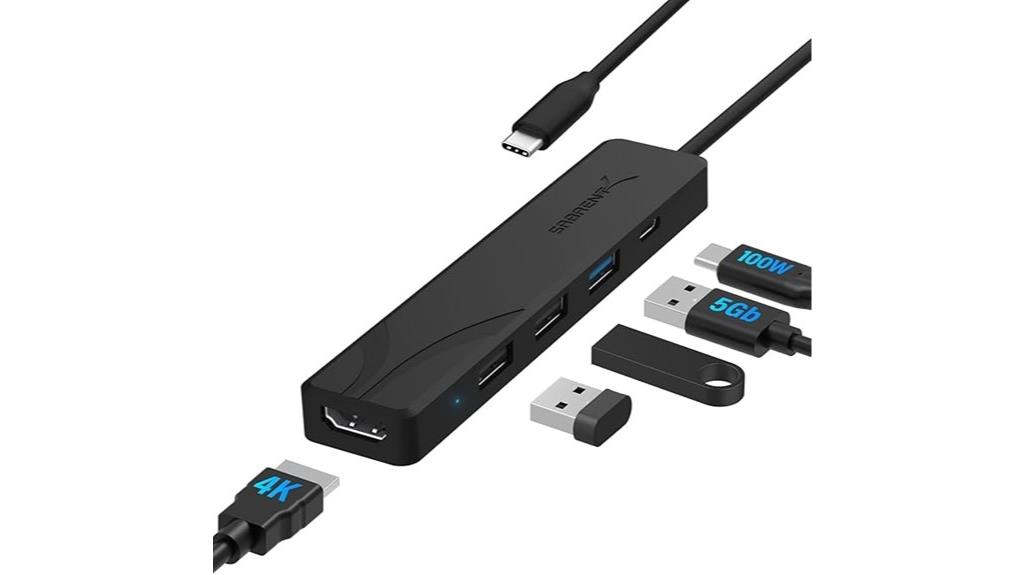 usb c hub with 4k hdmi