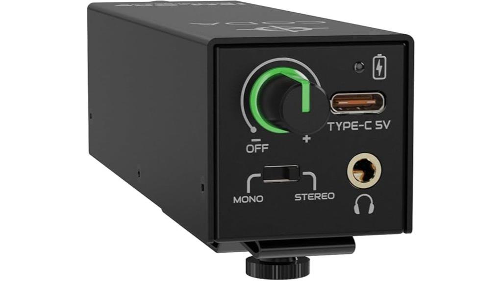 usb c rechargeable ear amp
