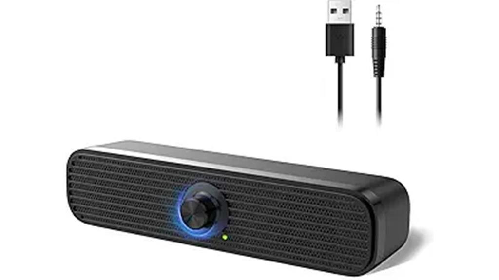 usb powered desktop speakers
