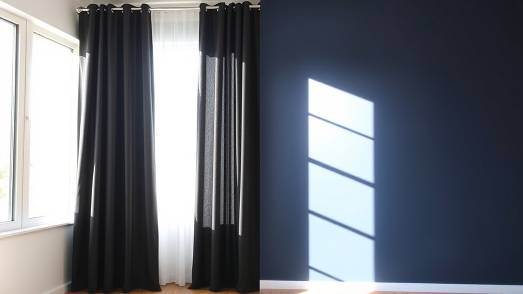use matte dark colors