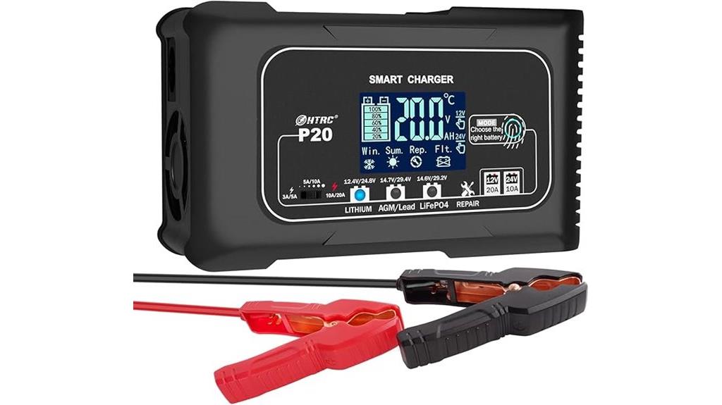 versatile 20 amp battery charger