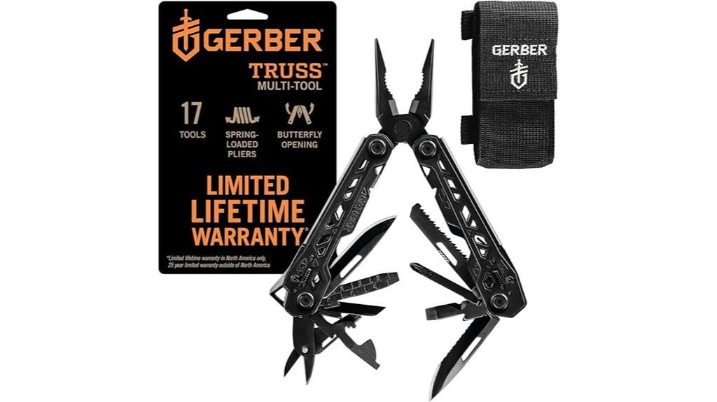 versatile multi tool with sheath