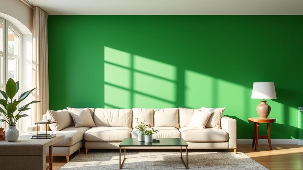 vibrant energizing emerald decor