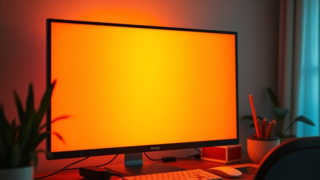 warm hues promote relaxation