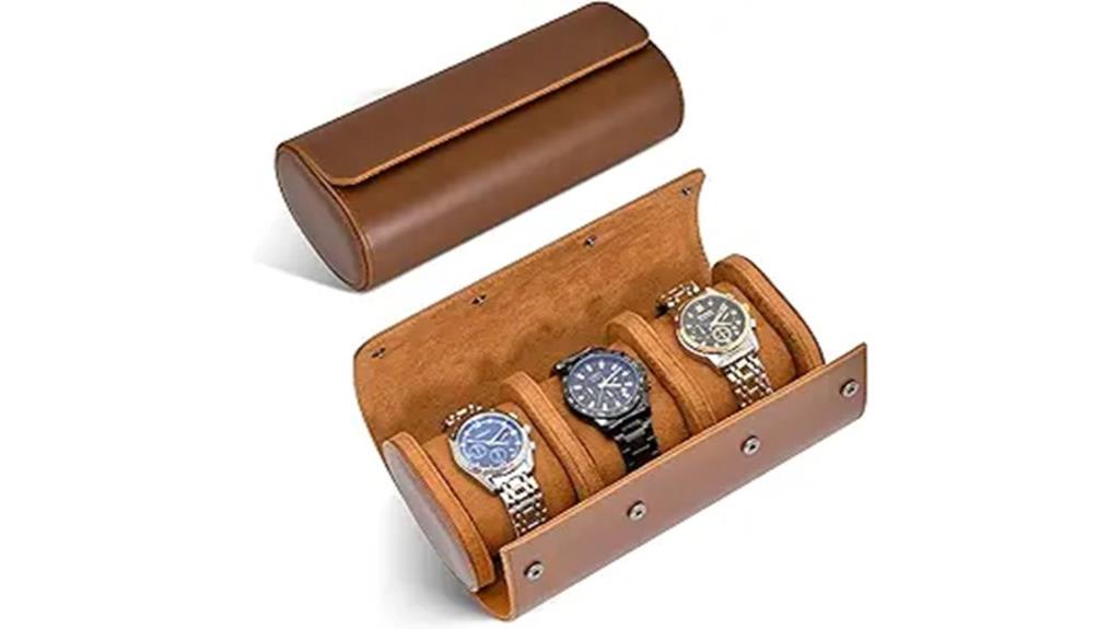 watch roll travel case