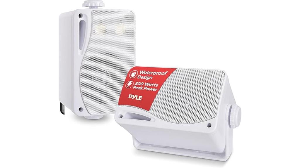 weatherproof outdoor speaker set