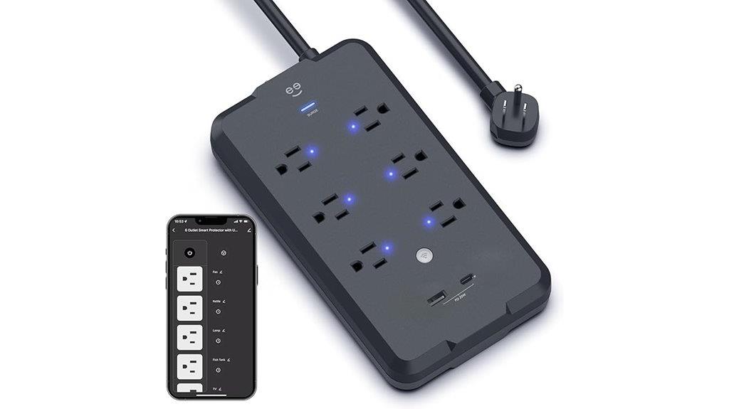 wifi voice controlled power strip