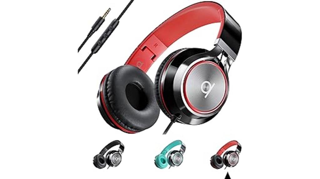 wired headphones with mic