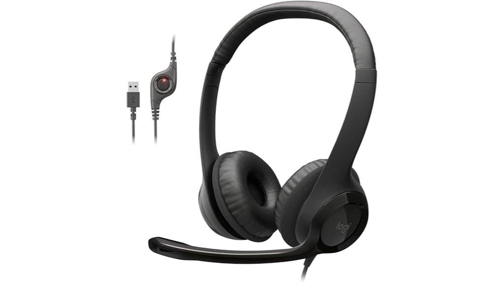 wired pc headset