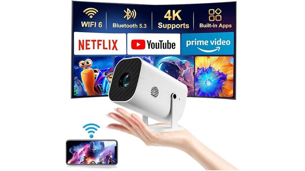 wireless bedroom projector