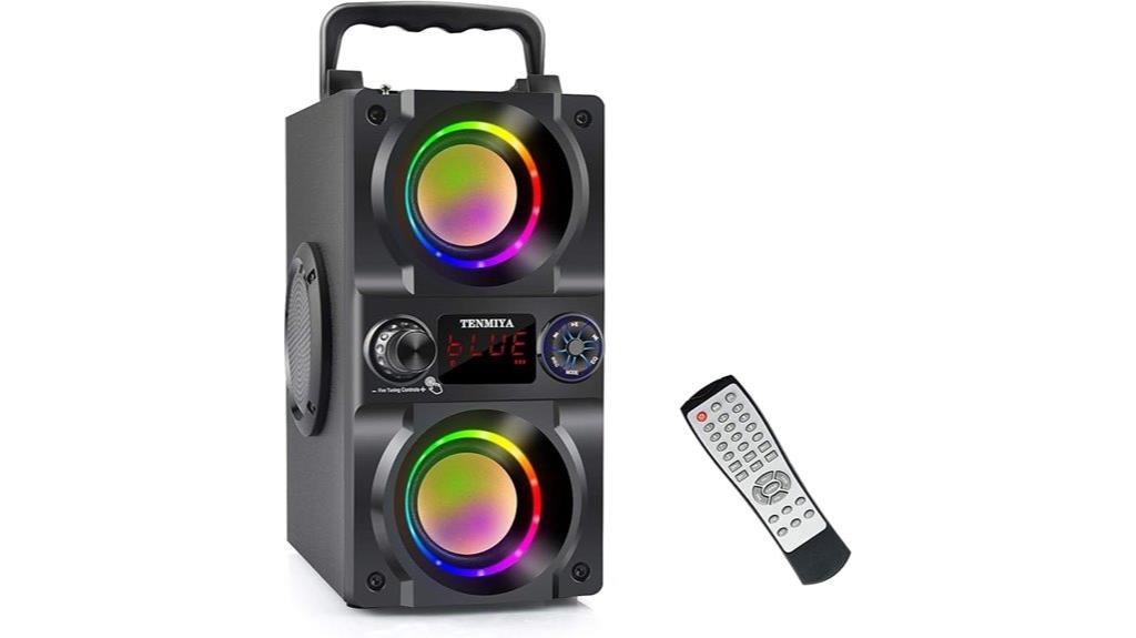wireless bluetooth speaker with lights