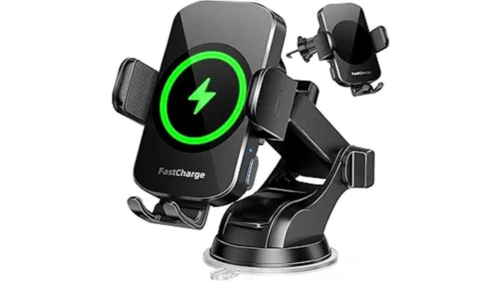 wireless car charging holder