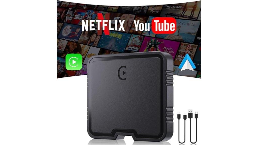 wireless carplay netflix adapter