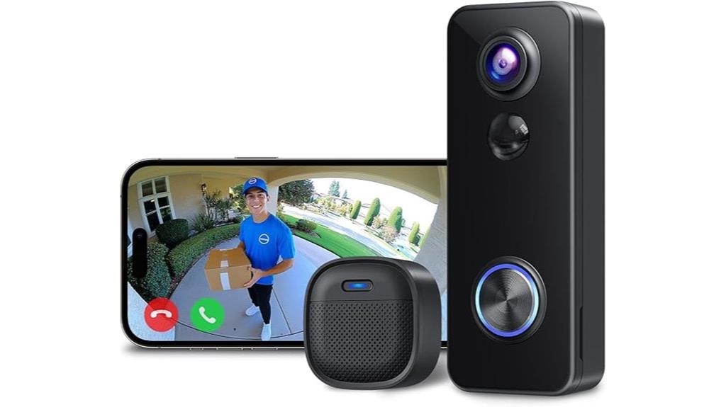 wireless doorbell with human detection