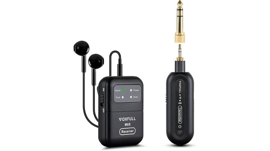 wireless in ear audio system