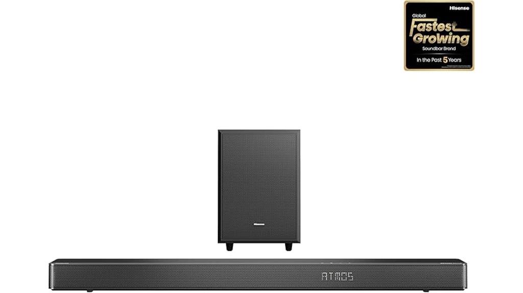 wireless subwoofer sound bar