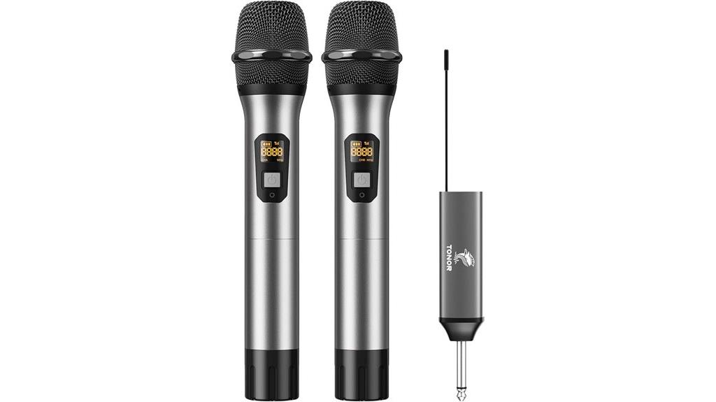 wireless uhf dual mics