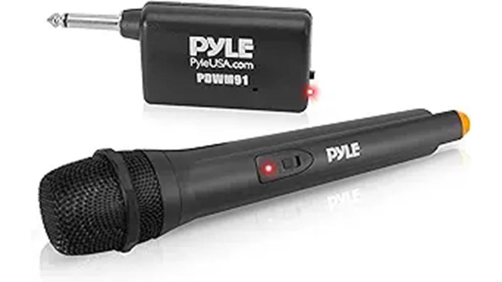 wireless vhf microphone system