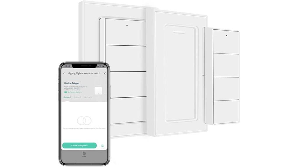 wireless zigbee smart button