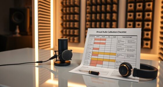 yearly audio calibration checklist