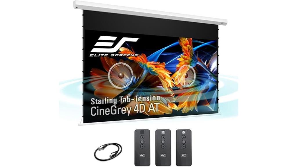110 inch motorized screen