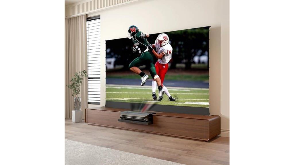 120 inch floor rising laser