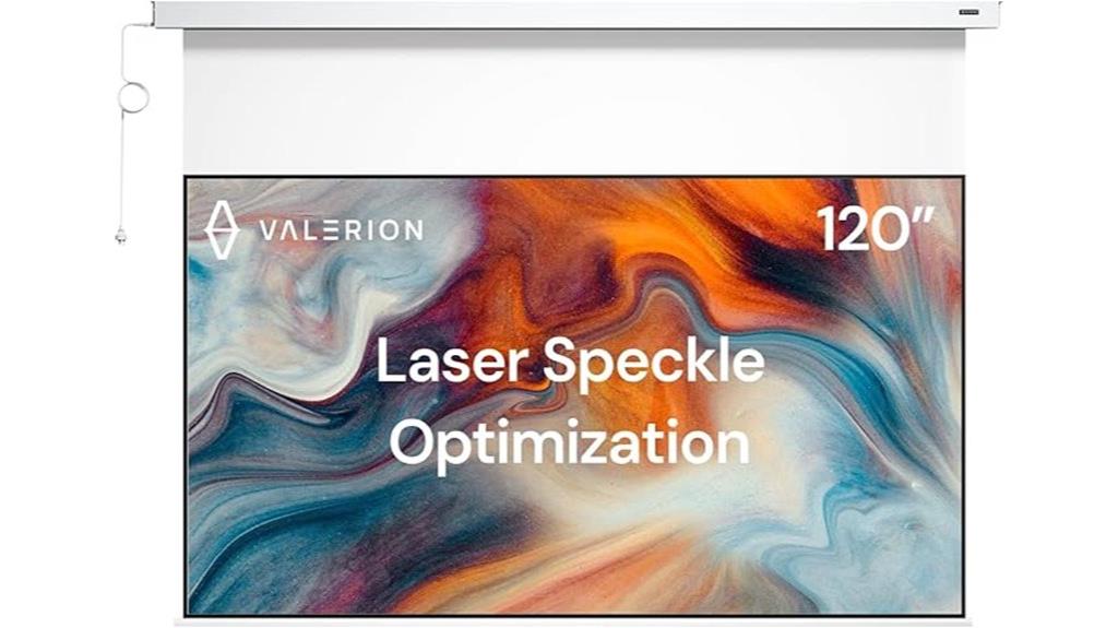 120 inch motorized projector screen