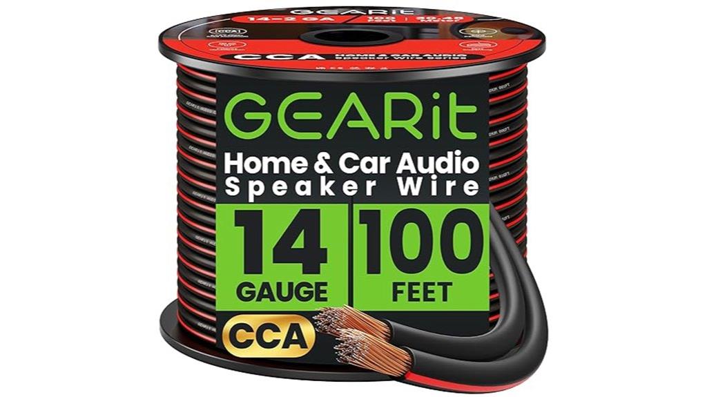 14 gauge 100ft speaker wire