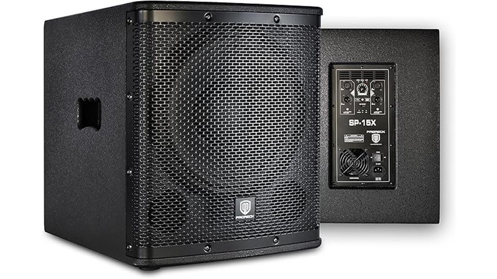 15 inch 2000w powered subwoofer