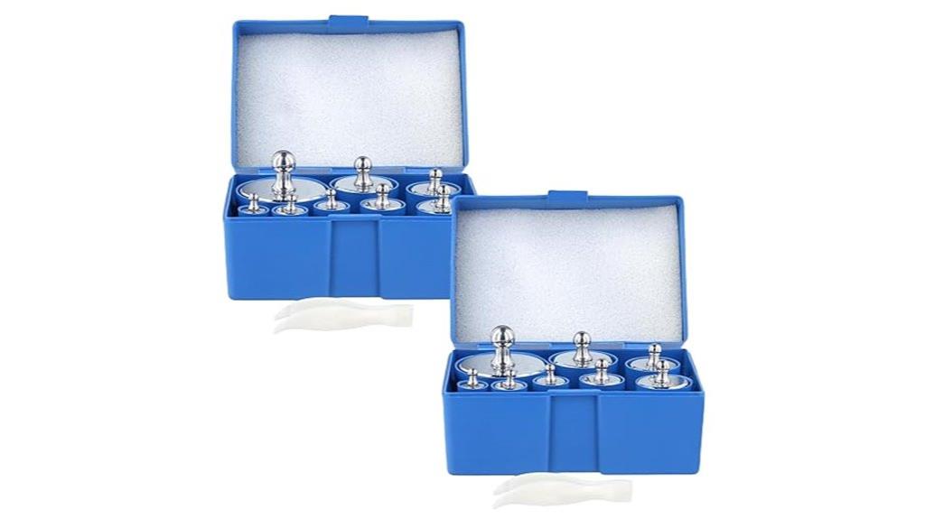 16 piece calibration weight set
