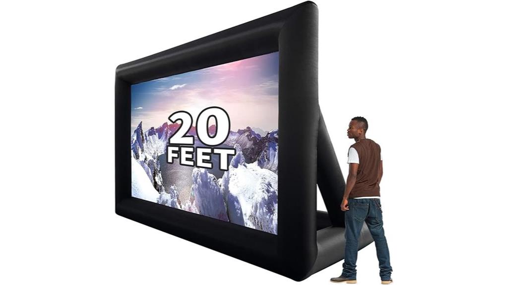 20 foot inflatable outdoor screen