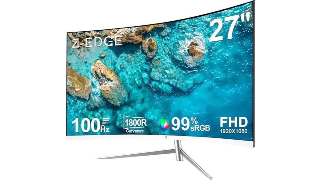 27 inch curved monitor