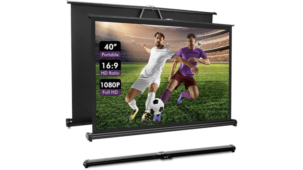 40 inch portable screen