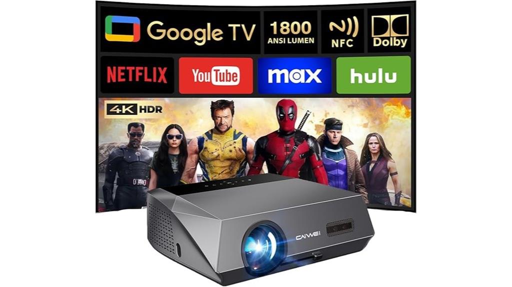 4k daylight smart projector